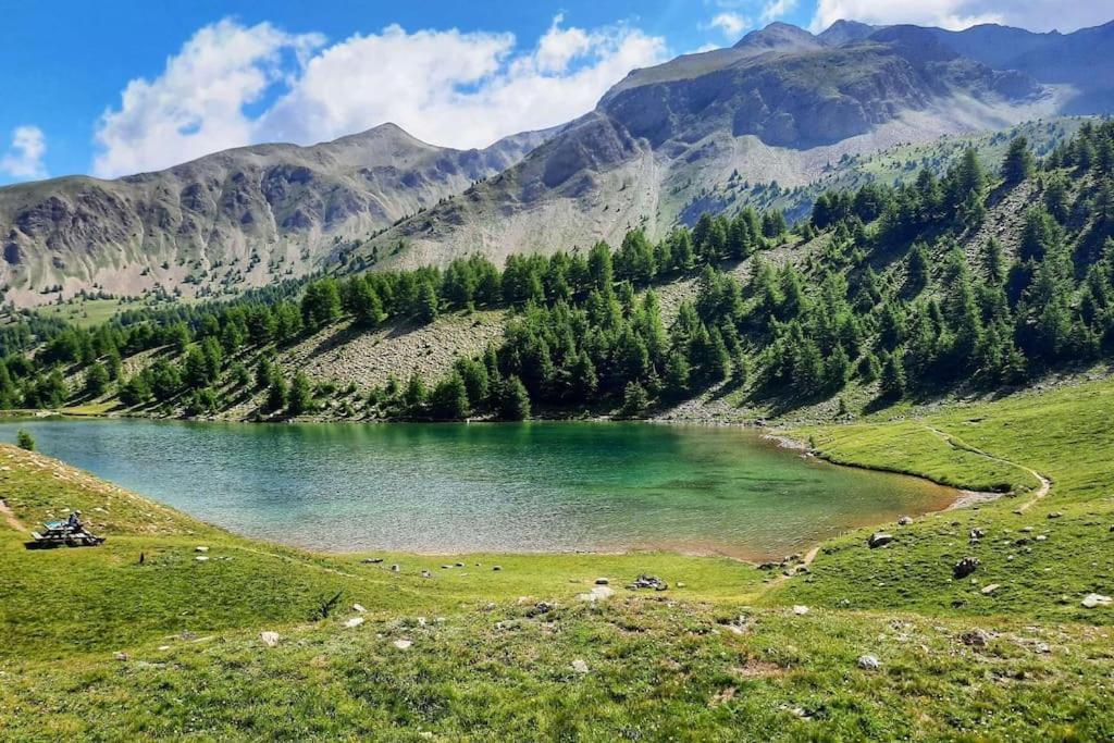 Petit Cocon Plein Sud Vue Montagnes Lesclesdenicole Daire Barcelonnette Dış mekan fotoğraf