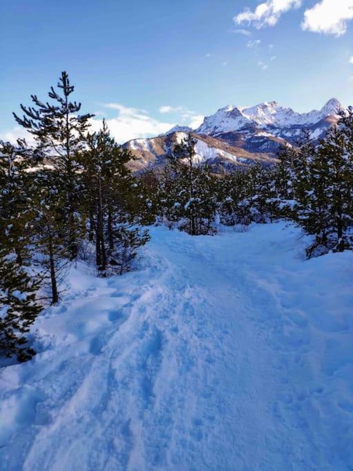 Petit Cocon Plein Sud Vue Montagnes Lesclesdenicole Daire Barcelonnette Dış mekan fotoğraf